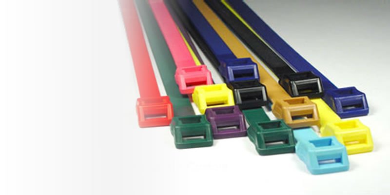 High tensile Nylon cable straps.