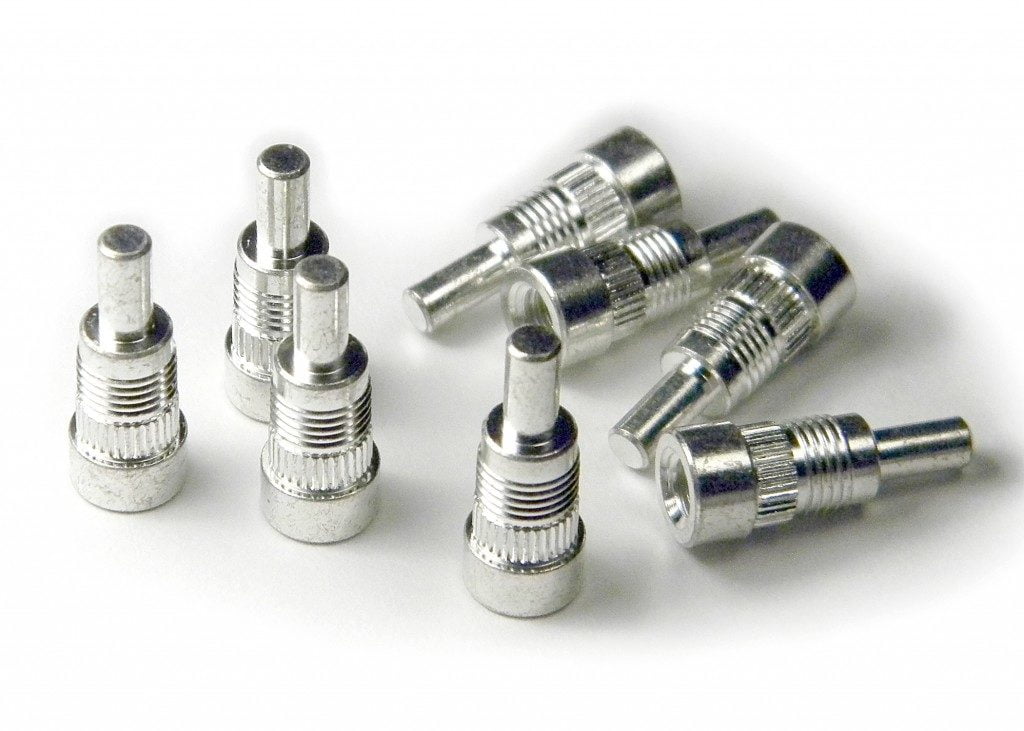 CNC machined and plated electrical contacts. Electrical application.